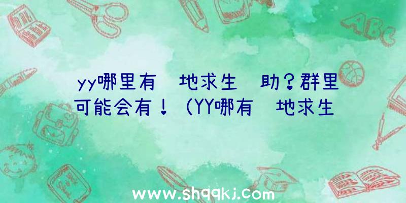 yy哪里有绝地求生辅助？群里可能会有！（YY哪有绝地求生辅助？）